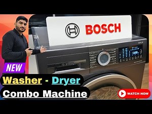 Bosch Series 6 Washer Dryer Combo 2025 (WNA2E4UCIN) 🔥 | Best 2-in-1 Washing Machine Review & Demo