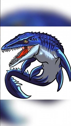 HOW TO DRAW A MOSASAURUS #dinosaur