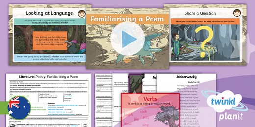 Year 5 Animals: Jabberwocky Poetry Lesson 1
