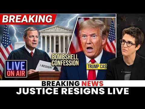 BREAKING: SUPREME COURT JUSTICE RESIGNS LIVE ON AIR — DROPS BOMBSHELL CONFESSION ABOUT TRUMP CASE