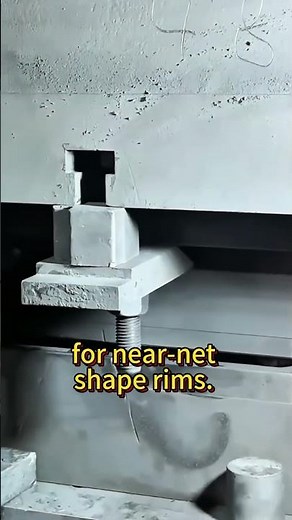 From Hot Billet to High Performance Wheel! #machine #factory#forging #forgingpress #wheel #aluminium