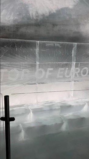 The Ice Palace at the Top of Europe in Jungfraujoch, Switzerland a UNESCO World Heritage Site!