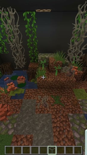 Minecraft - Frog Terrarium #crafting #minecraft #miniecraft #blockcraft #minecraftbuilding #building