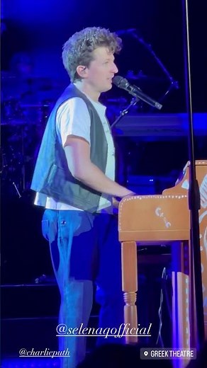 Charlie Puth covers Selena “Dreaming Of You” at Charlie The live Experience in LA | July 11, 2023