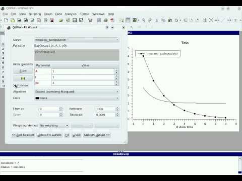 Curve Fitting in QtiPlot
