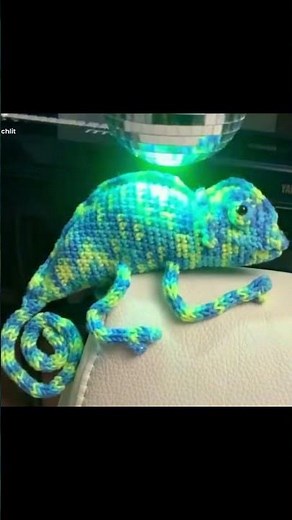 Le caméléon :Tutoriel au crochet gratuit sur YouTube / The chameleon: Free crochet tutorial