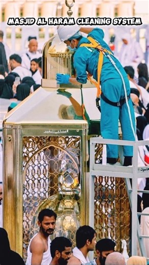 Masjid al haram cleaning sistem #teamcrazy
