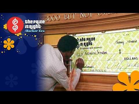 Everyone is Shocked When a Contestant Barely Beats the Blank Check Game - The Price Is Right 1983