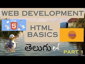 Web Development HTML Basics in Telugu (Lesson - 1)