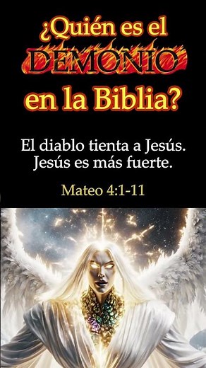 ¿QUIÉN es el DEMONIO según la BIBLIA? 😈 (lo que realmente dice)