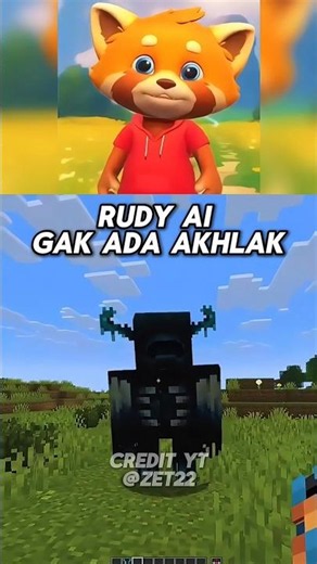 Rudy AI Toxic Level Akut #zet22 #memes #minecraft #rudy #doomspace