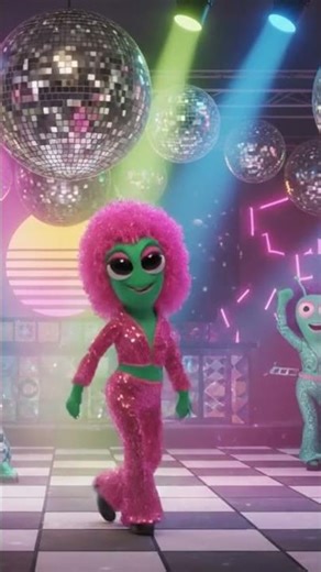 That Alien Dance Though | dame tu cosita 💀 #alien #funny #animation