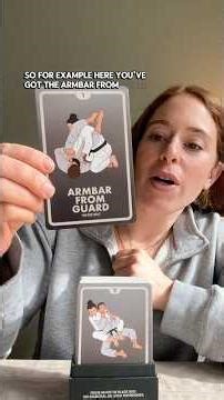 BJJ flash cards for reviewing techniques