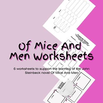 Of Mice And Men PDF Worksheets