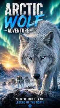 🐺 How an Arctic Wolf Survives the Harshest Place on Earth ❄️ #GwildlifeC #ArcticWolf