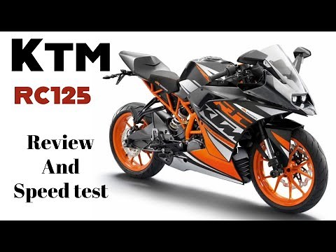 KTM RC125 sports bike review. Including a Ride review and speed test!