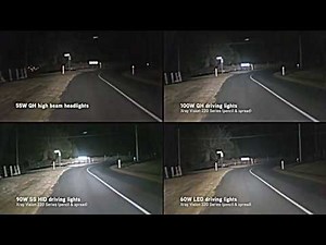 Halogen vs HID vs LED