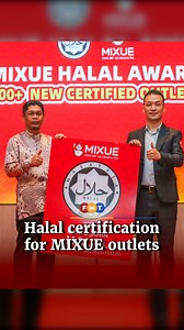 7.4K views · 331 reactions | MIXUE fans in Malaysia can enjoy their favourite products even more as over 100 outlets of the international dessert and tea drinks chain have received halal certification from the Department of Islamic Development Malaysia (Jakim). Story by: Terence Toh Shot & edited by: Andrea Edmonds Presented by: Natasha Busst #MIXUEMalaysia #MIXUEHalal #FMTLifestyle #FacebookWatch | Free Malaysia Today | Facebook