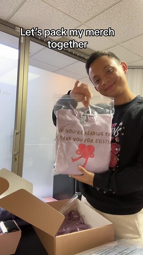 Packing Nurse John Merch Orders with Love and Support