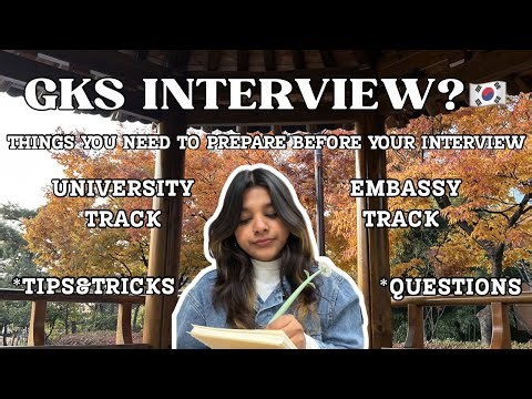 My GKS Interview Experience + All Questions Asked | How to Prepare & Answer🇮🇳🇰🇷
