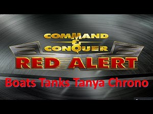 Command and Conquer Red Alert Remastered 4v4 (Involving Boats, Tanks, Tanya's and chrono attacks)