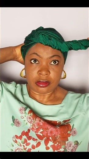 Scarf tutorial so easy #shorts #turban #headwrap