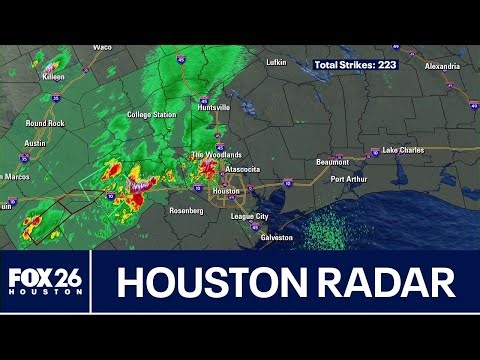 LIVE Houston weather radar (no audio)