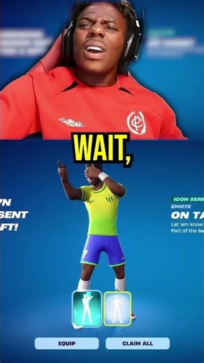 😨 Speed UNLOCKS VINÍCIUS JÚNIOR SKIN in Fortnite