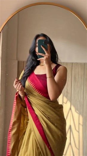 Mirror Selfie Ideas in Traditional Look ✨💖 #mirrorselfie #traditionallook #desivibes #kurtistyle