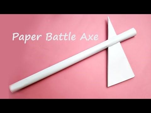 How to Make a Paper Battle Axe | Easy DIY Tutorial