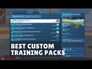 Best Custom Training Packs To Improve FAST - Rocket League