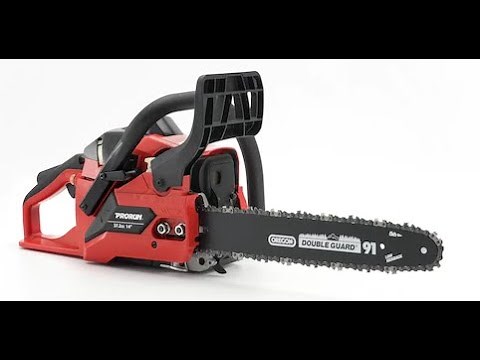 Prorun PCS214 14" gas chainsaw unboxing, overview, first start.