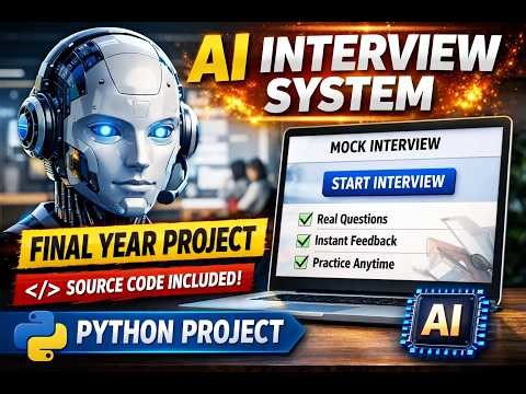 AI Mock Interview System in Python | Final Year Project with Source Code | AI Interview Simulator