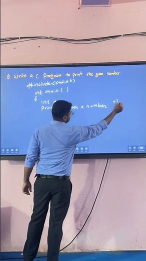 c program to display a given number #cprogram c program structure | c program basics | c program