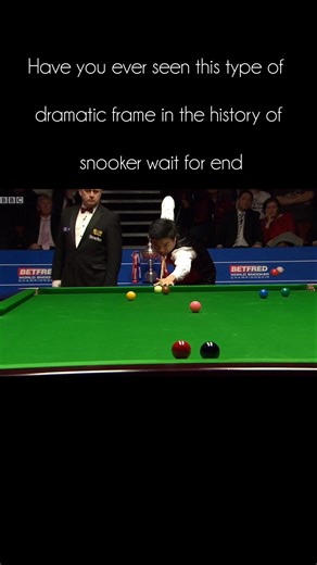 Most thrilling frame of snooker between Mark Selby and Ding Junhui#snookerbattle