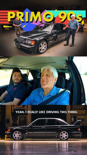 Jay Leno's Garage on Instagram: "You know, back in the ’90s, Mercedes wasn’t just building luxury cars, they were going racing. And this right here is the result: the 1990 Mercedes-Benz 190E 2.5-16 Evolution II, or ‘Evo II.’ With its Cosworth motor, wild bodywork, and DTM racing pedigree, this thing is one of the jewels of the era. We’ve got it on loan from our friends at Audrain Motorsports in Newport, Rhode Island, and joining me is Sean O’Donnell, who really knows the Evo II inside and out. H