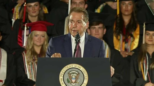FULL SPEECH: Watch Nick Saban speak to graduates at the University of Alabama