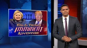 Donald J. Trump thinks that Hillary Clinton should stop "shouting." ►Full episode: http://on.cc.com/26x8GjG | The Daily Show