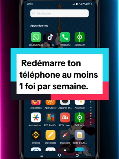 voici pourquoi il est important de redémarrer son téléphone au moins une foi par semaine. #astuce #tutoriel #android #creationdecontenus