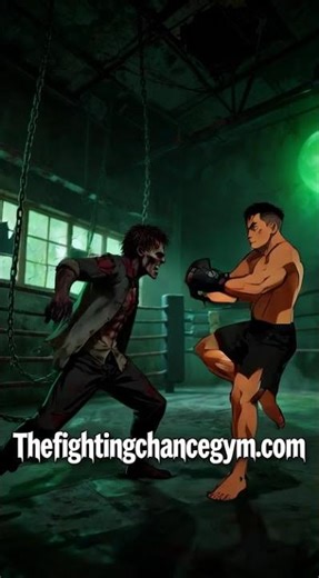 Zombie Jab KO 🧟‍♂️💥 10s Drill to End It! #martialarts #muaythai #kickboxing