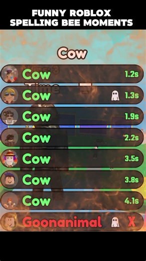 Funny Roblox spelling Bee Moments 🤣🤣 #robloxmemes #funnyshorts