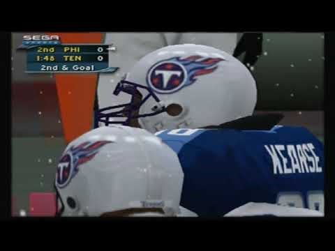 NFL 2k2 (PS2 Gameplay) Eagles vs Titans