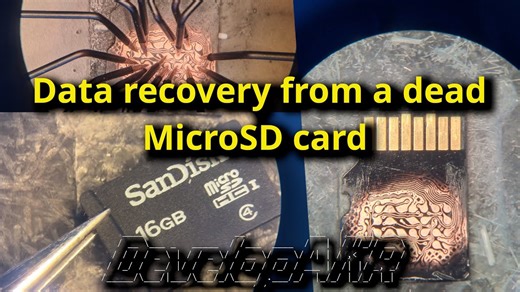 完整版视频 - 从损坏的MicroSD卡中恢复数据 | Full video - Data recovery from a dead MicroSD card