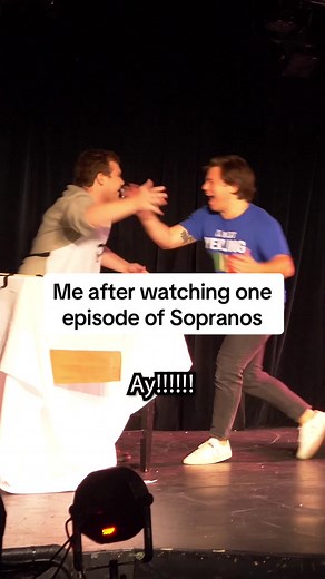 Tony would be proud… #italians #sopranos #gabagool #italiancomedy #sketchcomedy #snl #saturdaynightlive #comedy #comedyshow #nyc