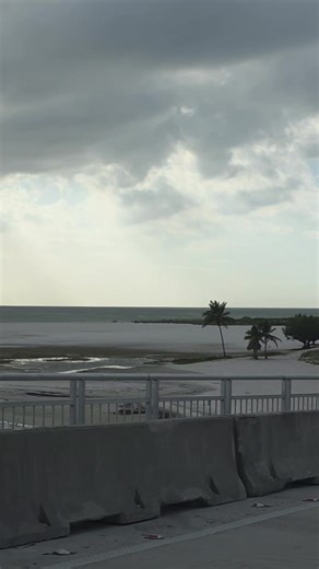 The New Big Carlos Pass Bridge - Fort Myers Beach Florida Where the drawbridge was located.