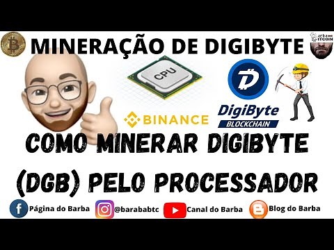 🛑COMO MINERAR CRIPTOMOEDA PELO PROCESSADOR NA ZPOOL DIGIBYTE DGB 2021 🇧🇷