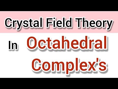 Splitting of d orbital in Octahedral complexes | Crystal Field Theory