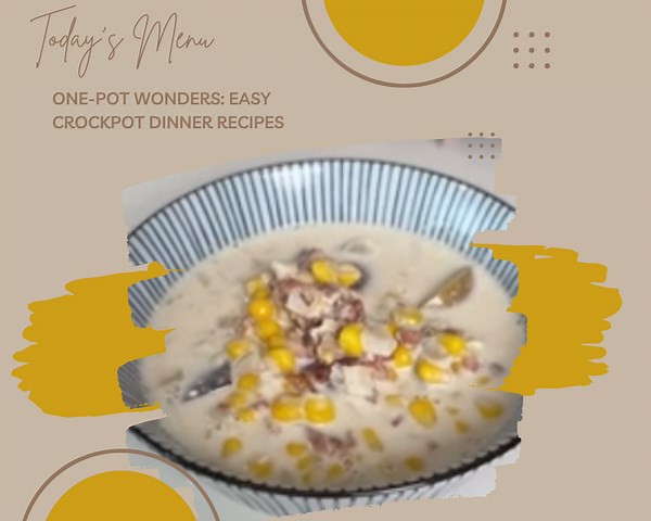 One-Pot Wonders: Easy Crockpot Dinner Recipes
