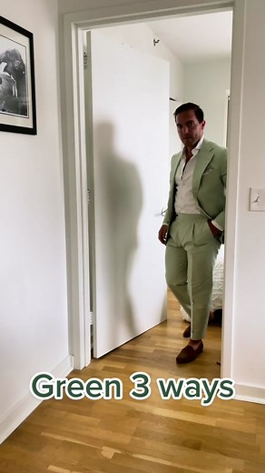 Stylish Green Suit Combinations for Men