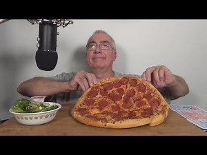 ASMR Eating Dominos Pepperoni Pizza Whispering